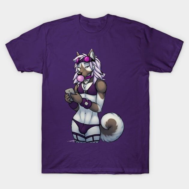 Cyber Punk Kamilla T-Shirt by sangiewolf